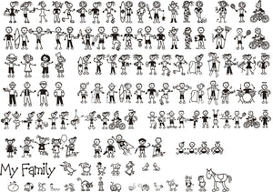 Stick Family Charactors