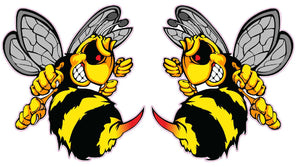 Stinger bees pairs decals